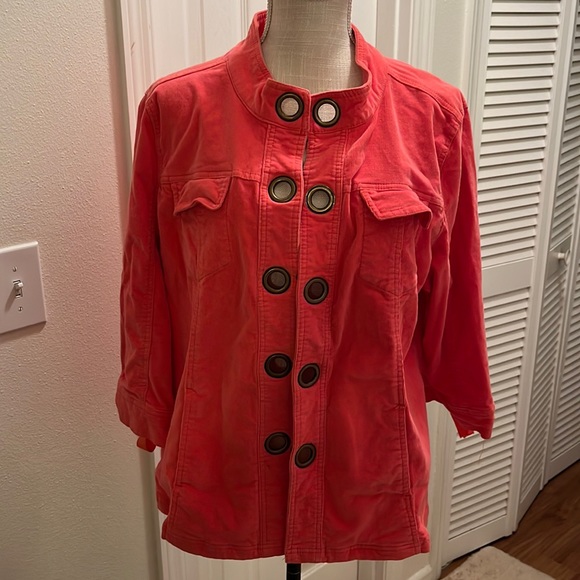 AMI coral colored jacket - Picture 1 of 5